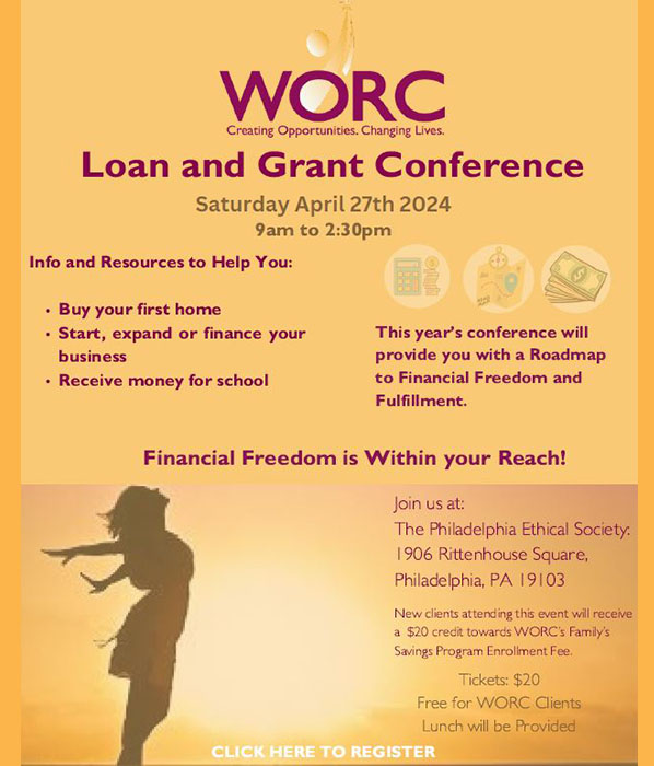 to WORC, the Women's Opportunities Resource Center of Greater